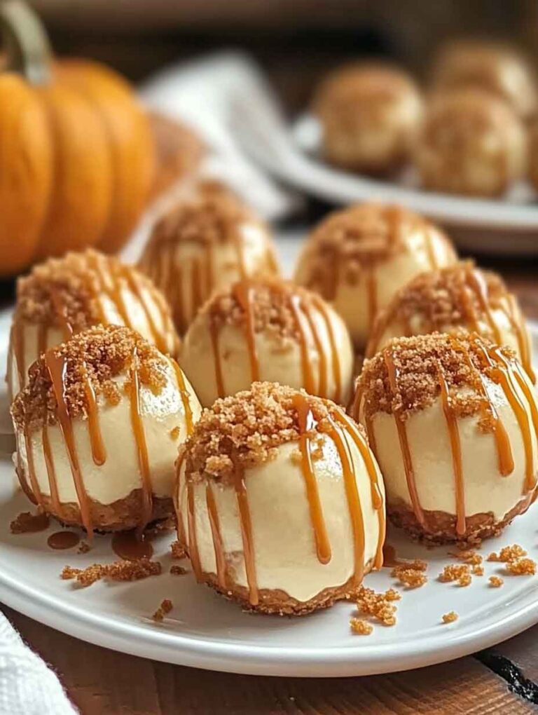 No Bake Pumpkin Cheesecake Balls