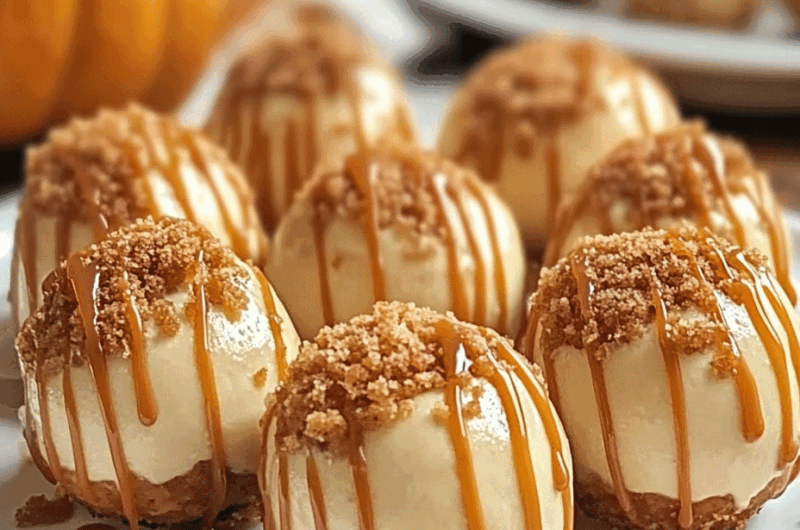 No Bake Pumpkin Cheesecake Balls