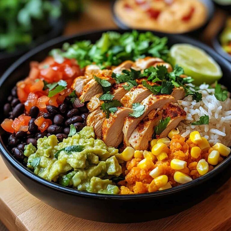 One Pan Chicken Burrito Bowl