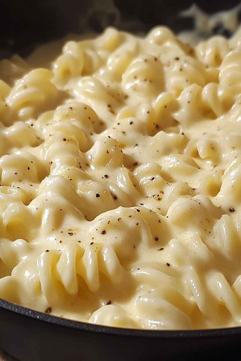 One Pan White Cheddar Mozzarella Pasta Delight