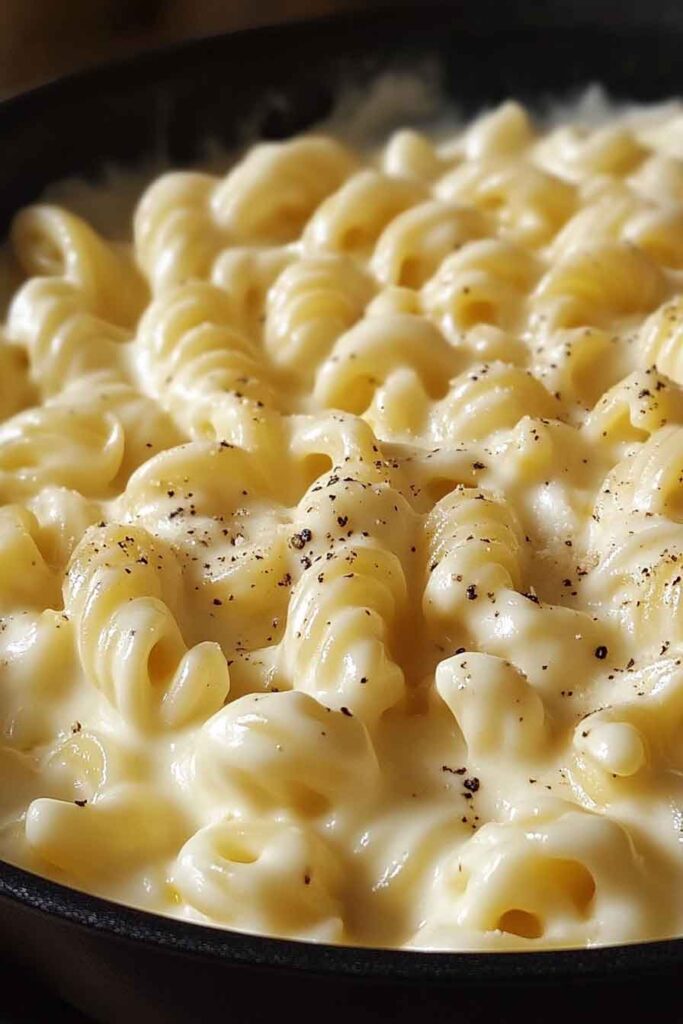 How to Make White Cheddar Mozzarella Pasta