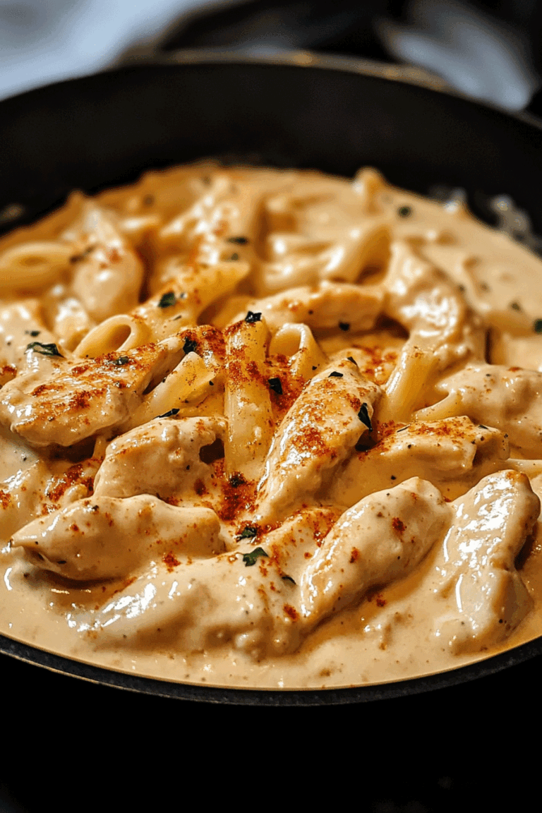 One Pot Creamy Cajun Chicken Alfredo