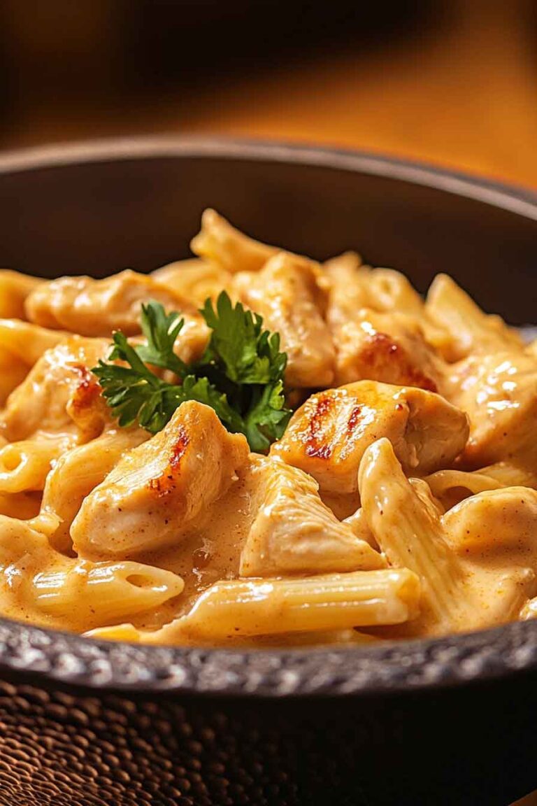 One Pot Creamy Cajun Honey Bbq Chicken Pasta