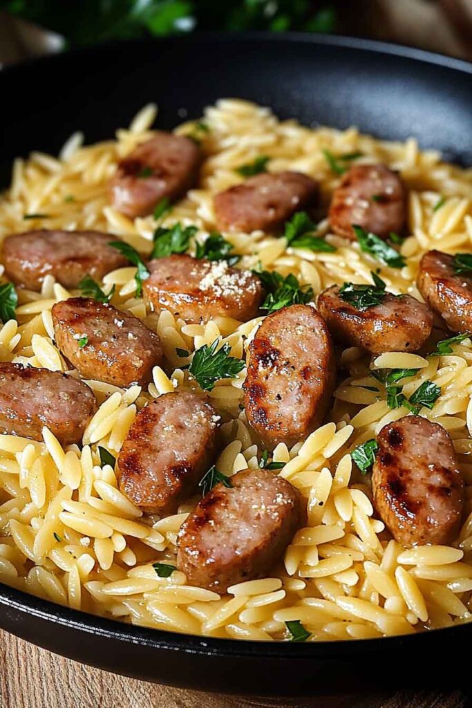 Variations for One Pot Garlic Butter Sausage and Orzo