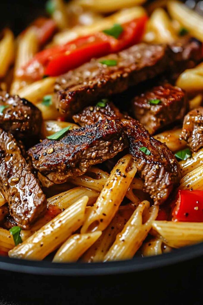 How to Make One Skillet Creamy Spicy Cajun Steak Pasta