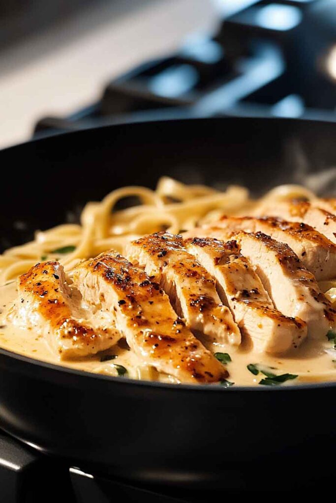 How to Make One Skillet Spicy Cajun Chicken Alfredo