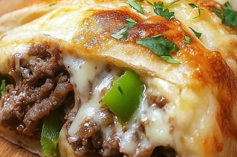 Philly Cheesesteak Pizza Roll A Cheesy Meaty Delight
