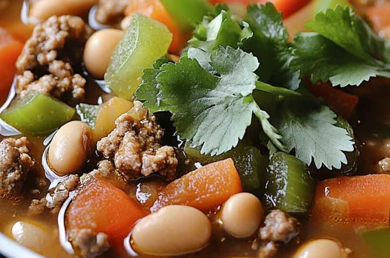 Pinto Beans Green Chile And Beef Soup