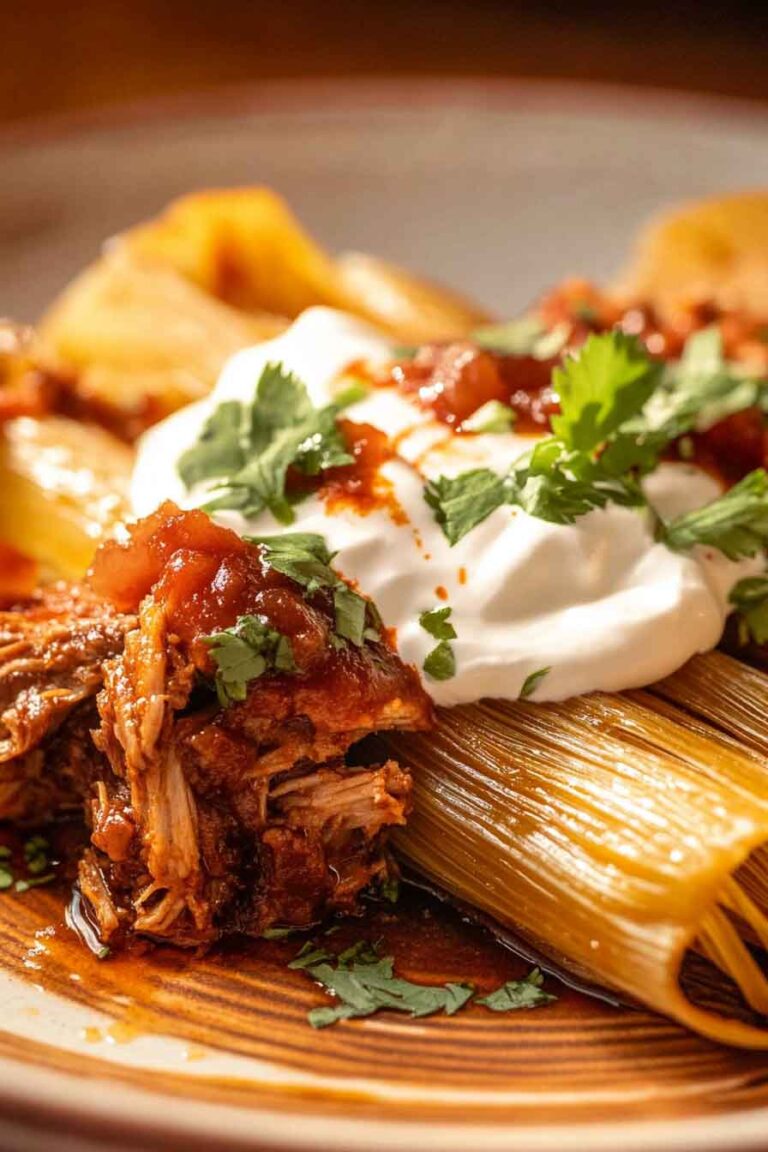 Pork Tamales Rojos