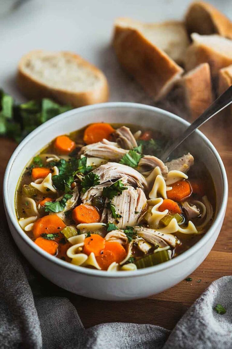 Rotisserie Chicken Noodle Soup