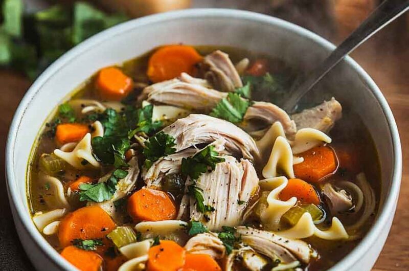 Rotisserie Chicken Noodle Soup
