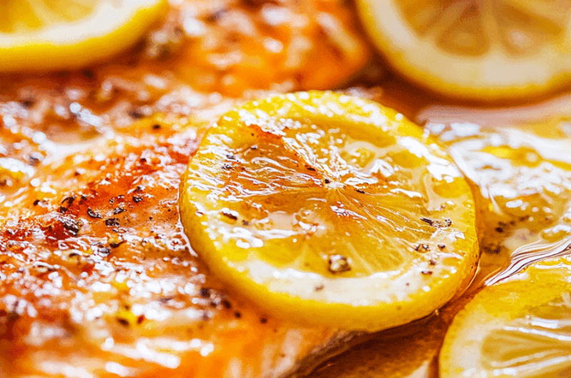 Sheet Pan Lemon Garlic Butter Salmon