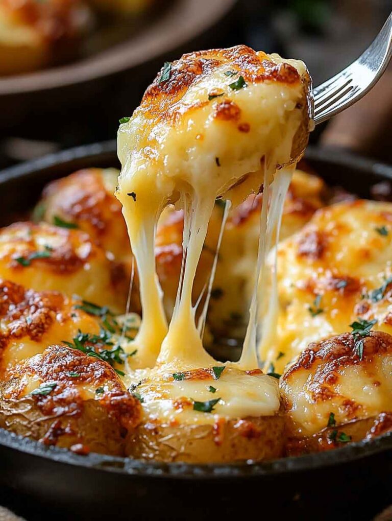Slow Cooker Cheesy Scalloped Potatoes