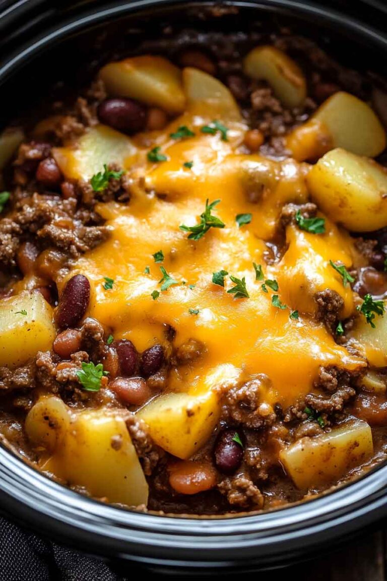 Slow Cooker Cowboy Casserole