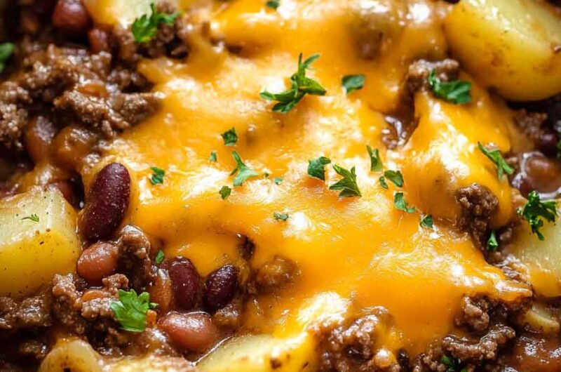 Slow Cooker Cowboy Casserole