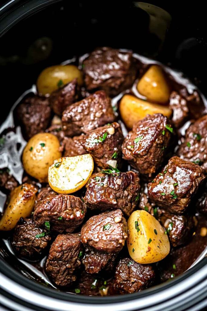 How to Make Garlic Butter Beef Bites