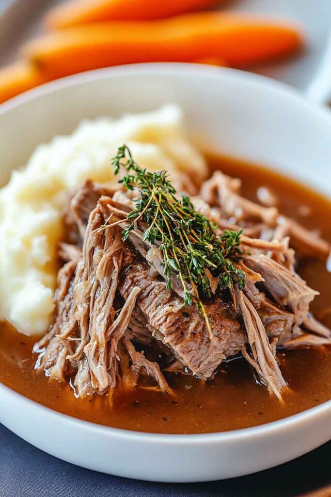 How to Make Slow Cooker Garlic Herb Pot Roast