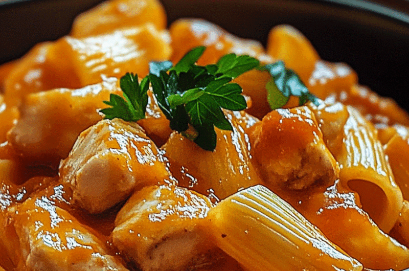 Smoky Bbq Chicken Cheddar Pasta Bake