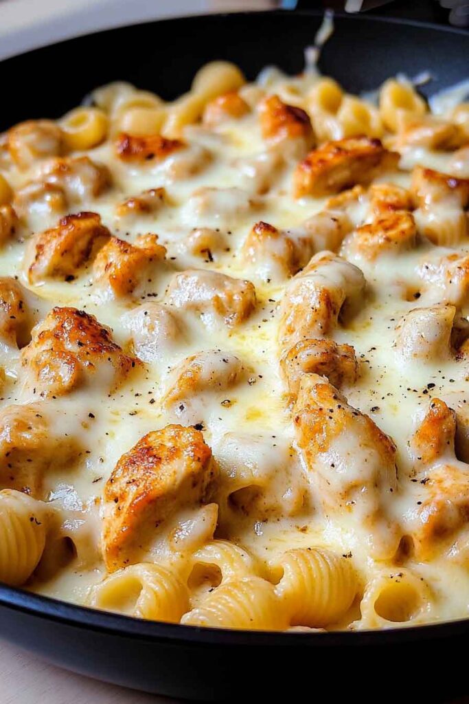 Spicy Smoky Mozzarella Chicken  Pasta 