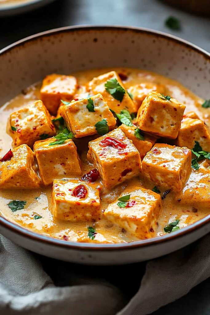 How to Make Spicy Tofu With Creamy Coconut Sauce