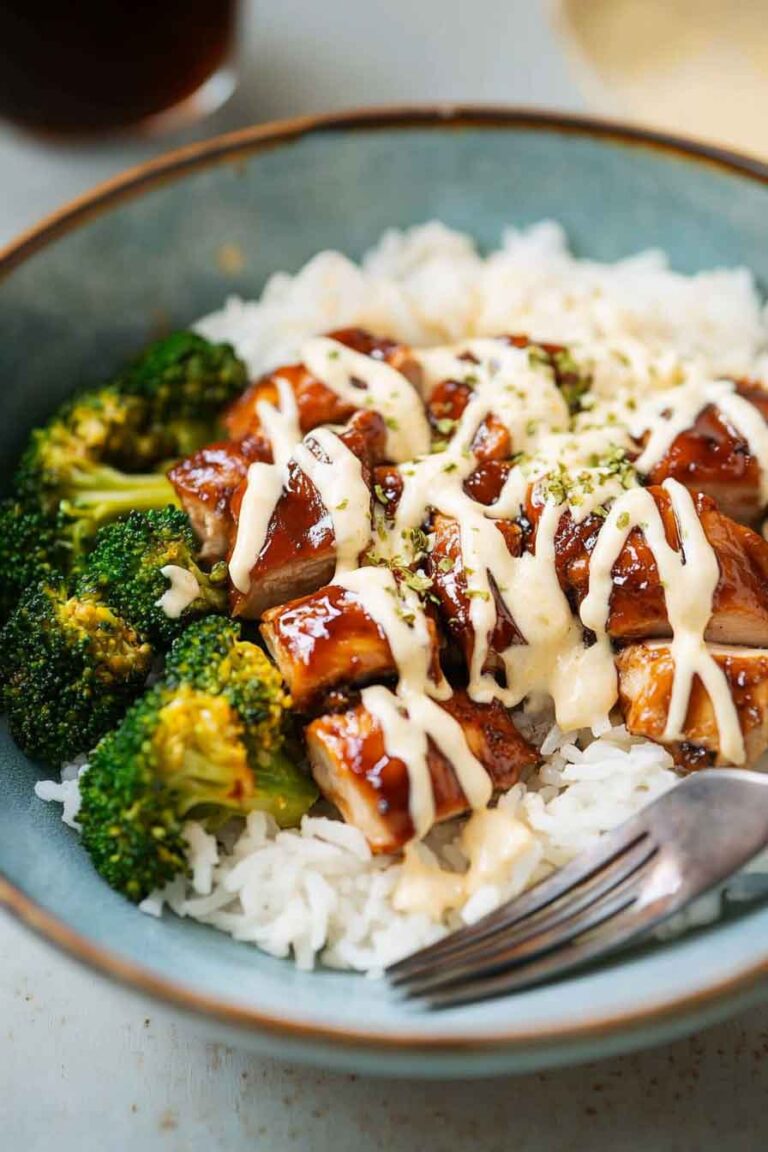 Sticky Chicken Rice Bowls