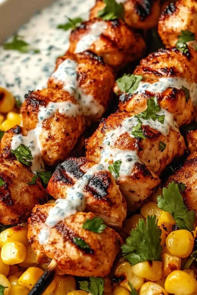 Street Corn Chicken Rice Bowl