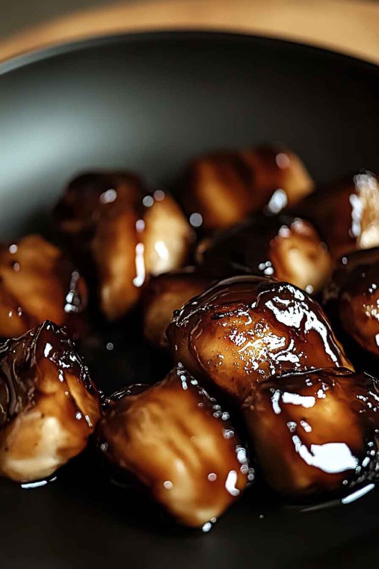 Sweet Smoky Honey Garlic Chicken Bites