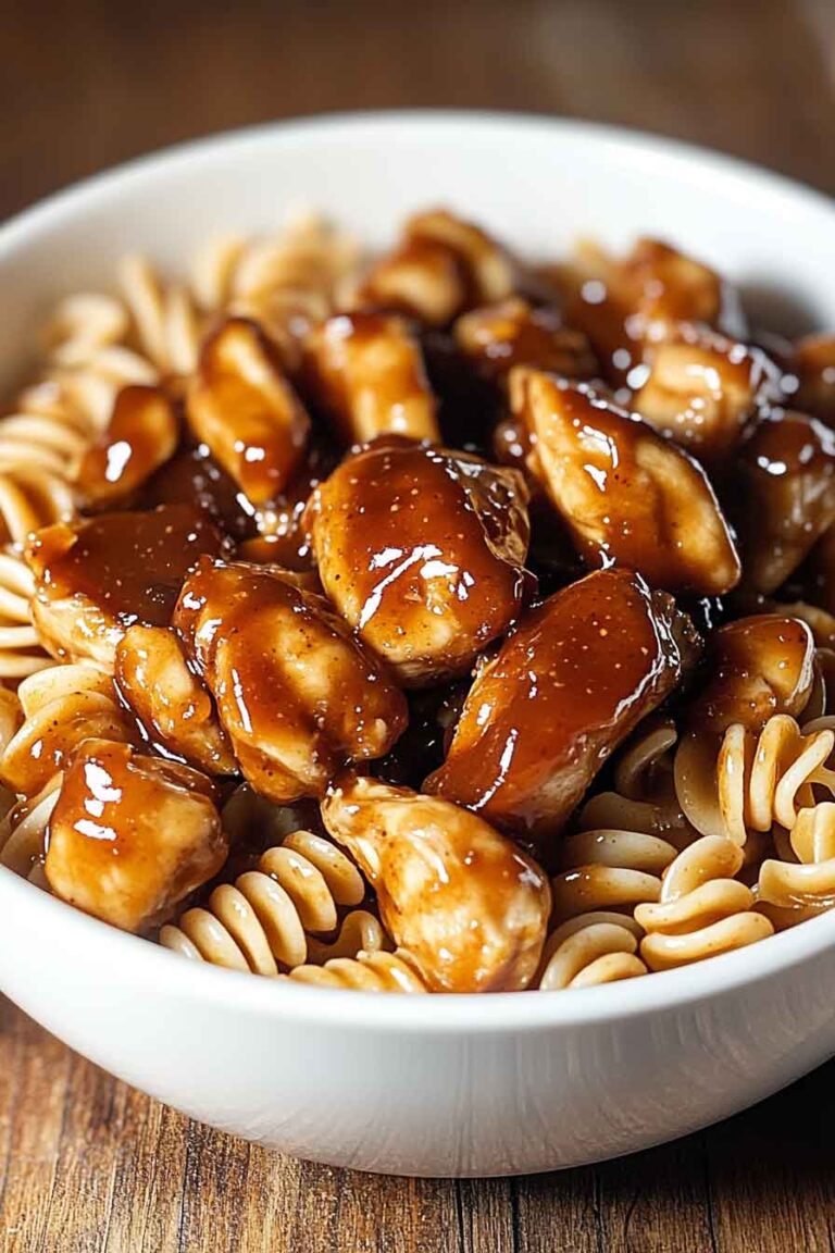 Sweet Spicy Garlic Honey Bbq Chicken Pasta