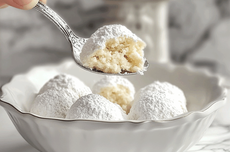 Sweetened Condensed Milk Snowball Cookies