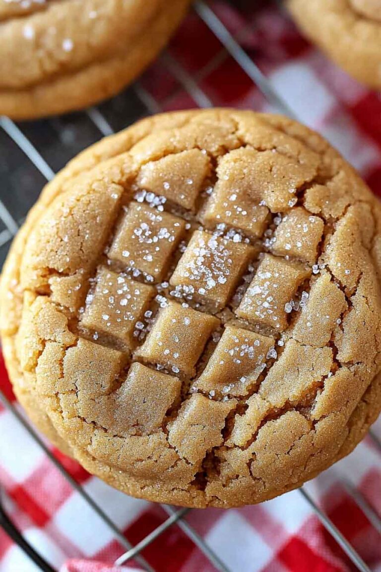 Thick And Chewy Peanut Butter Cookies