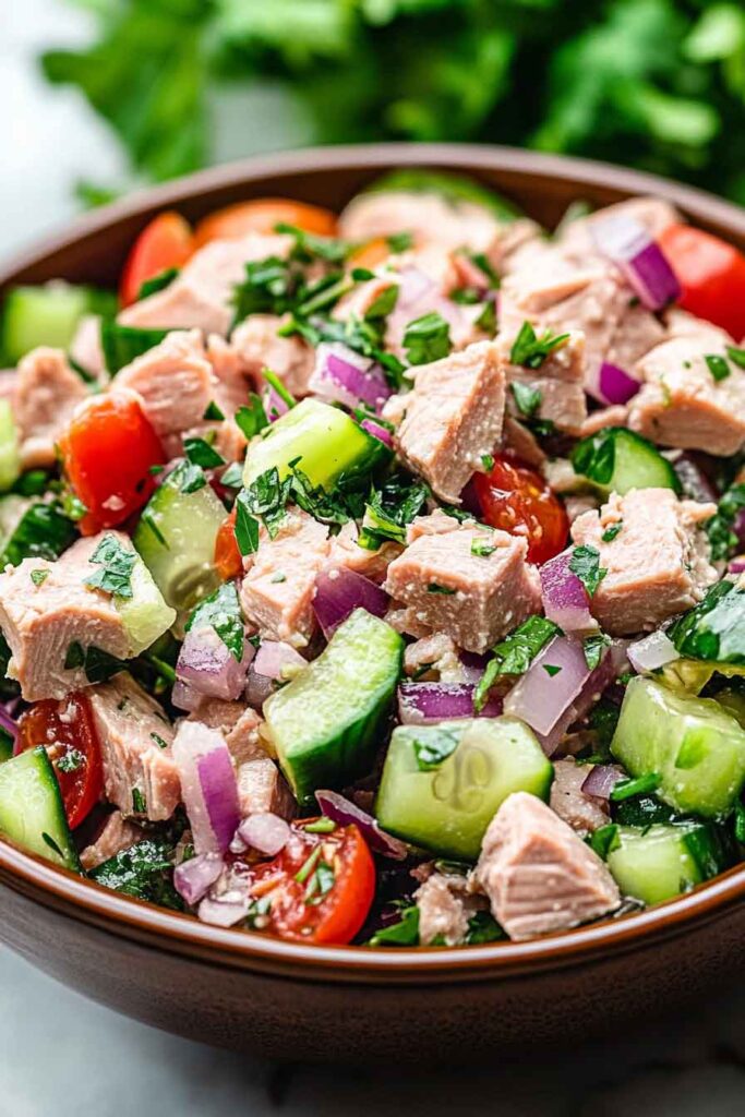 How to Make Mediterranean Tuna Salad