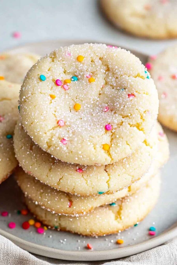 3 Ingredient Easy Sugar Cookies