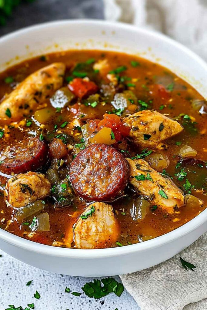 Variations for Cajun Chicken and Sausage Gumbo