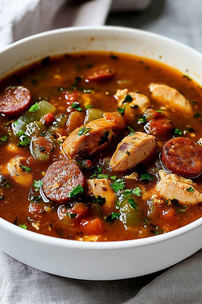 How to Make Cajun Chicken and Sausage Gumbo