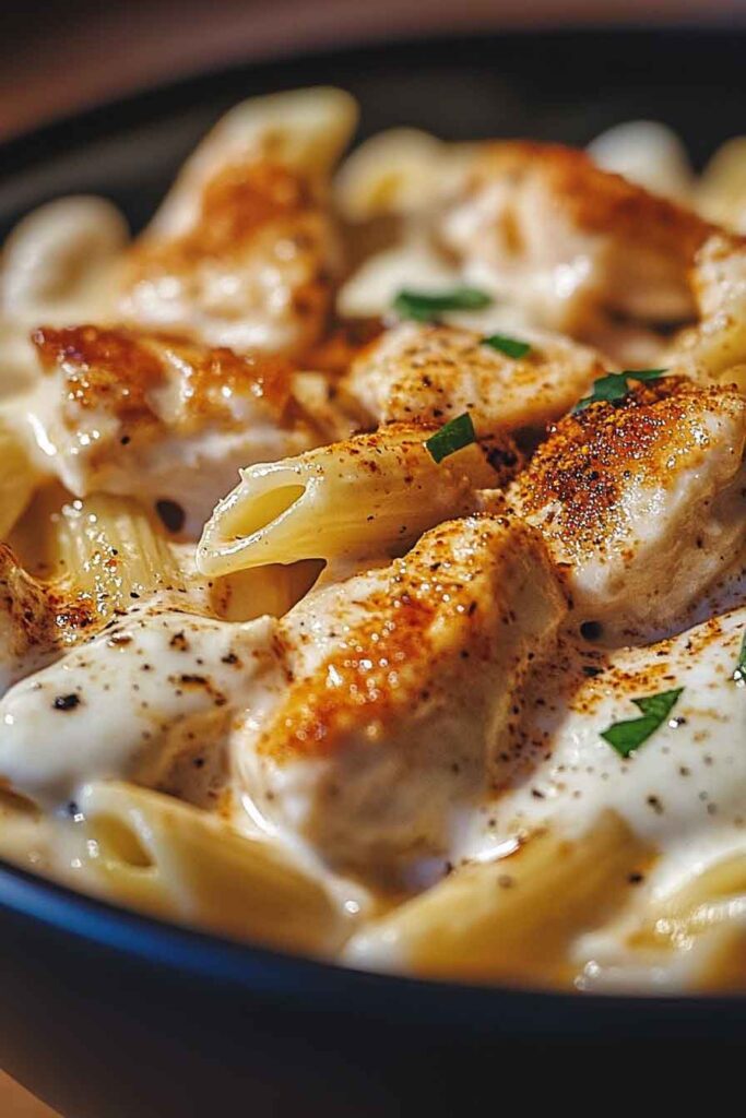 How to Make Creamy Cajun Ranch Chicken Mozzarella Pasta