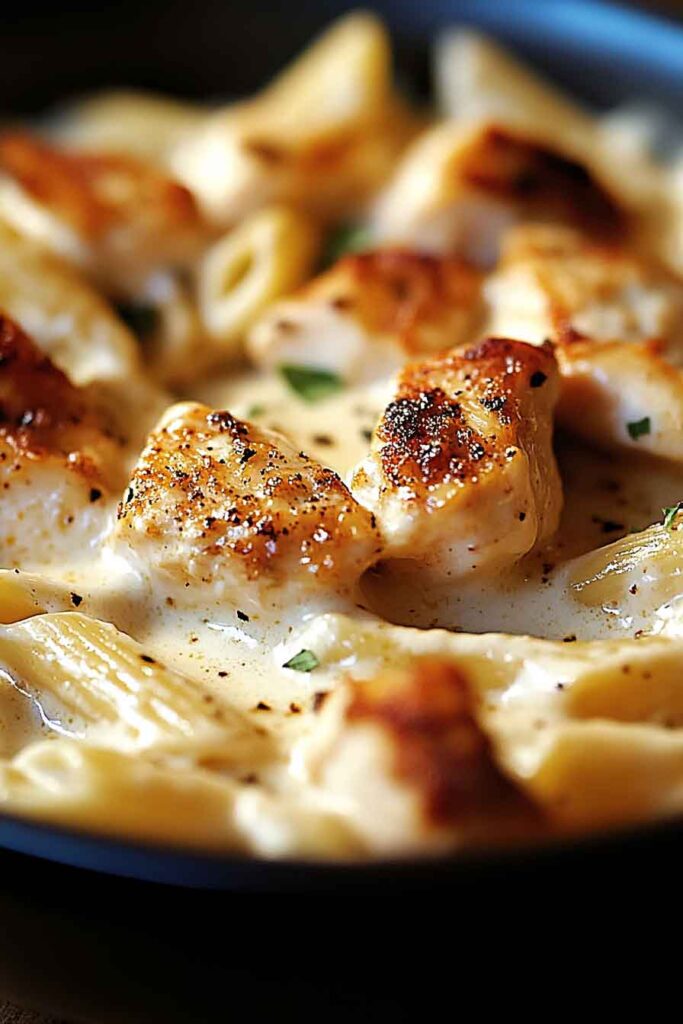 Ingredients for the Creamy Cajun Ranch Chicken Mozzarella Pasta