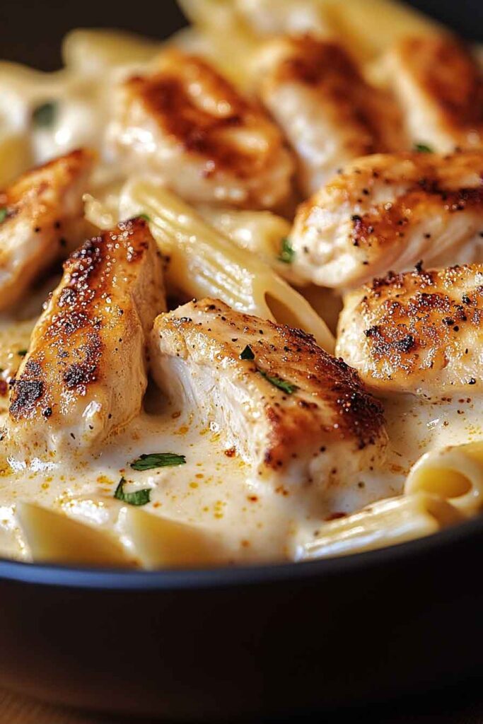 Creamy Cajun Ranch Chicken Pasta