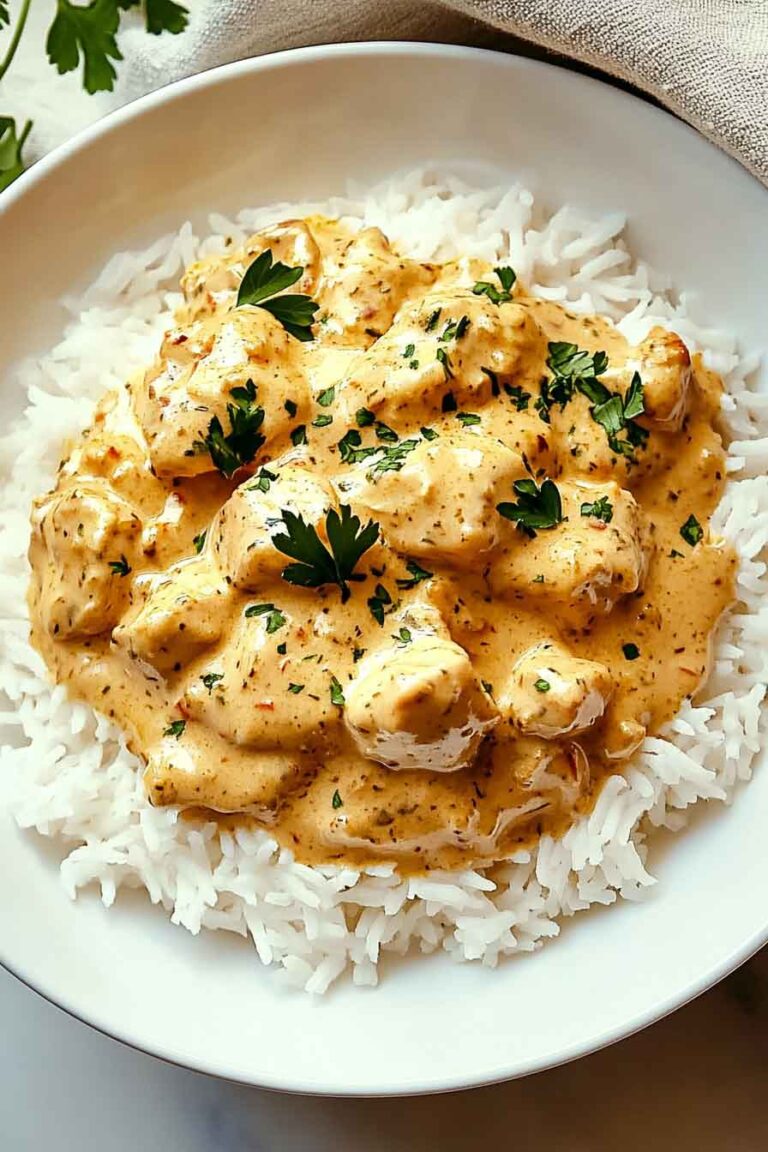 Creamy Smothered Chicken And Rice