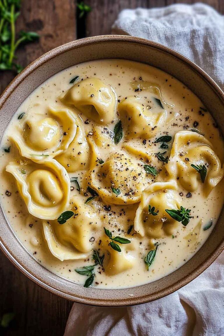 Creamy Tortellini Slow Cooker Recipe
