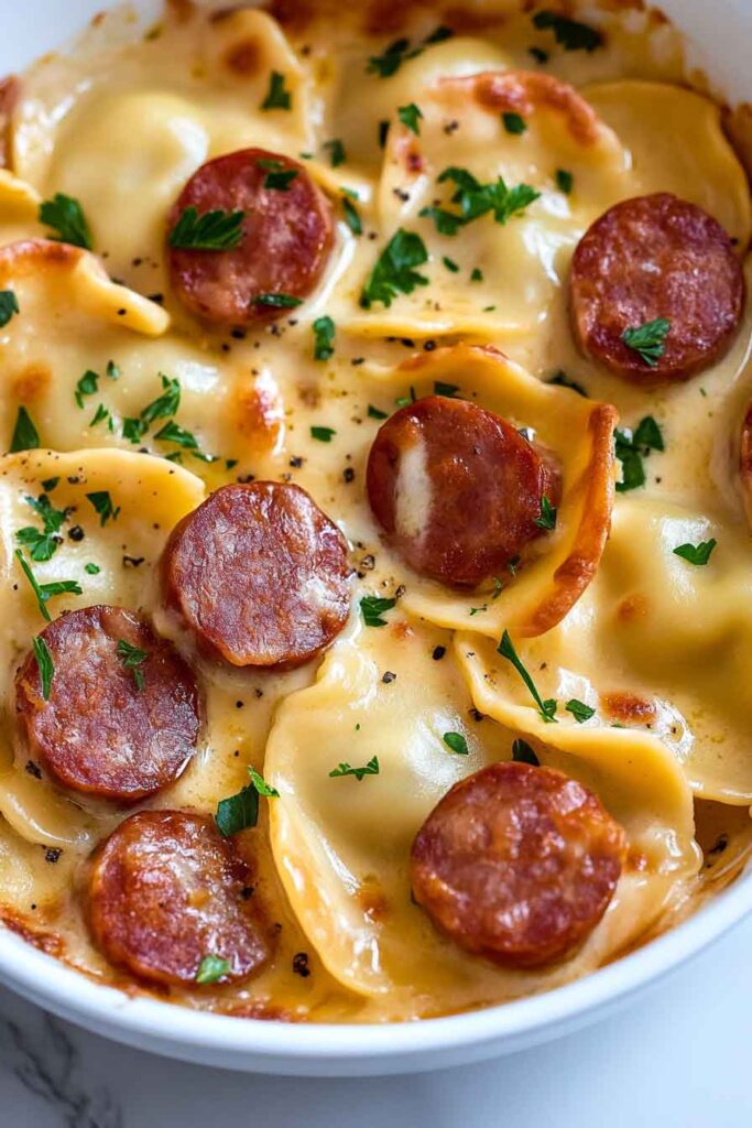 Crockpot Pierogi Casserole