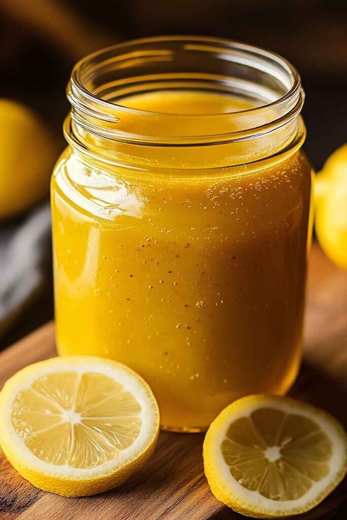 Ingredients for the Honey Lemon Vinaigrette