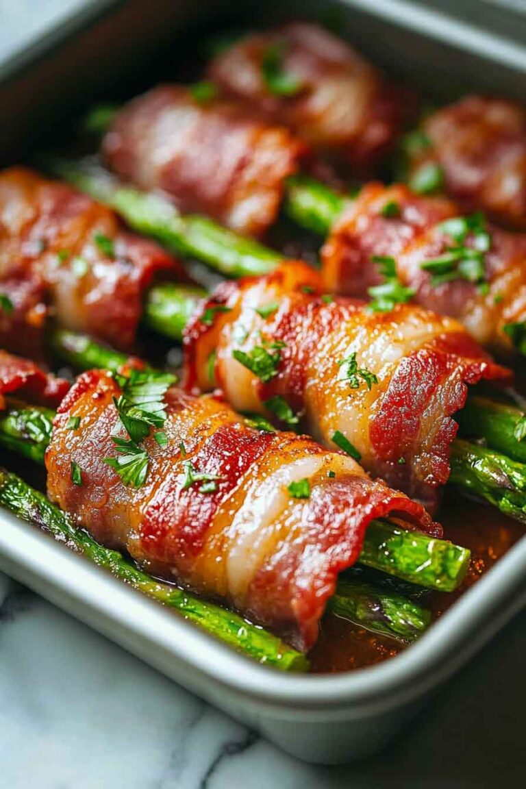 Low Carb Bacon Wrapped Asparagus
