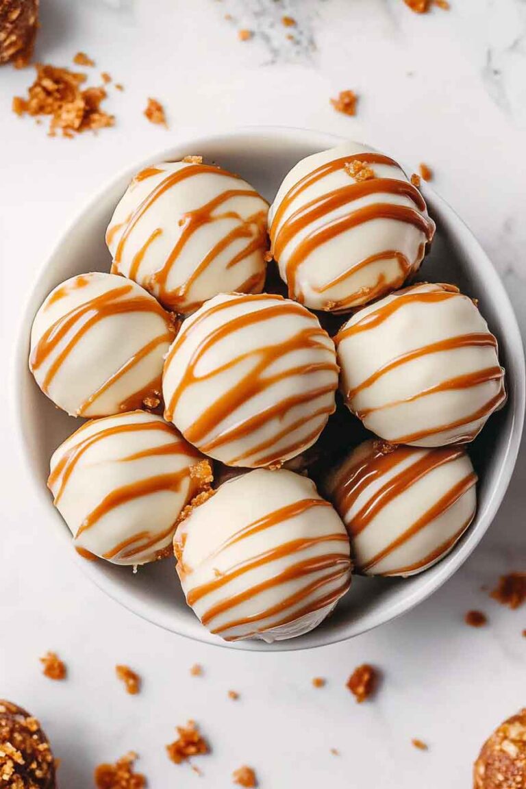 No Bake Biscoff Cookie Truffles
