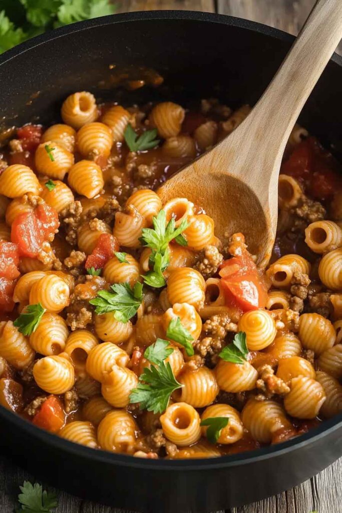 One Pot Taco Pasta 