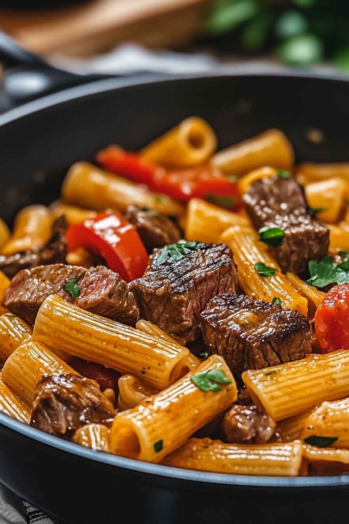 One Pot Zesty Steak 