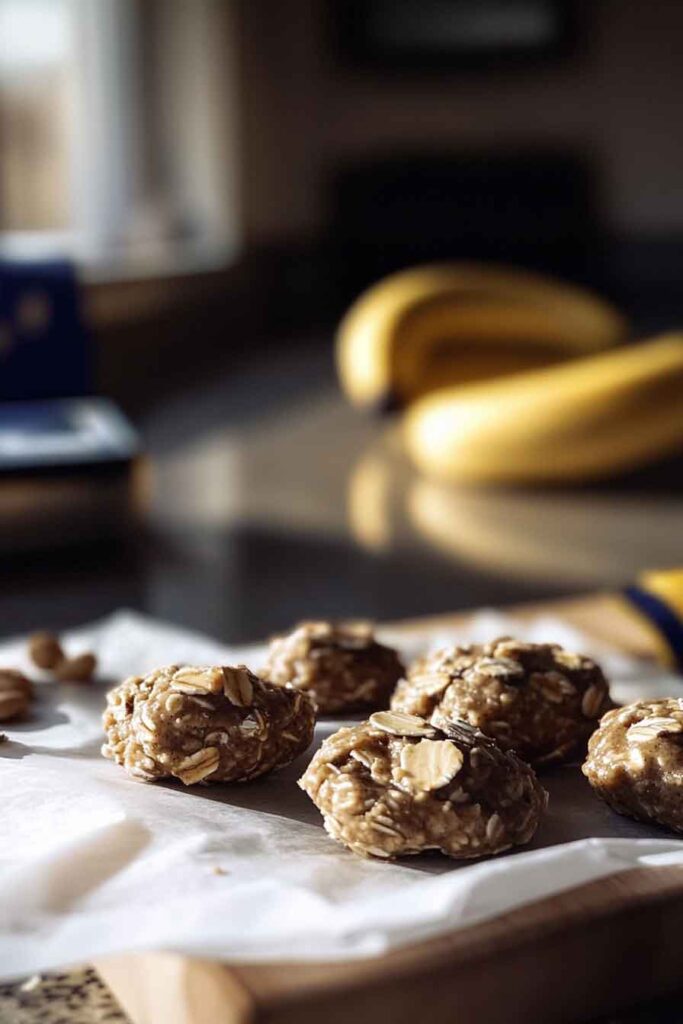 Peanut Butter And Banana Energy Bites