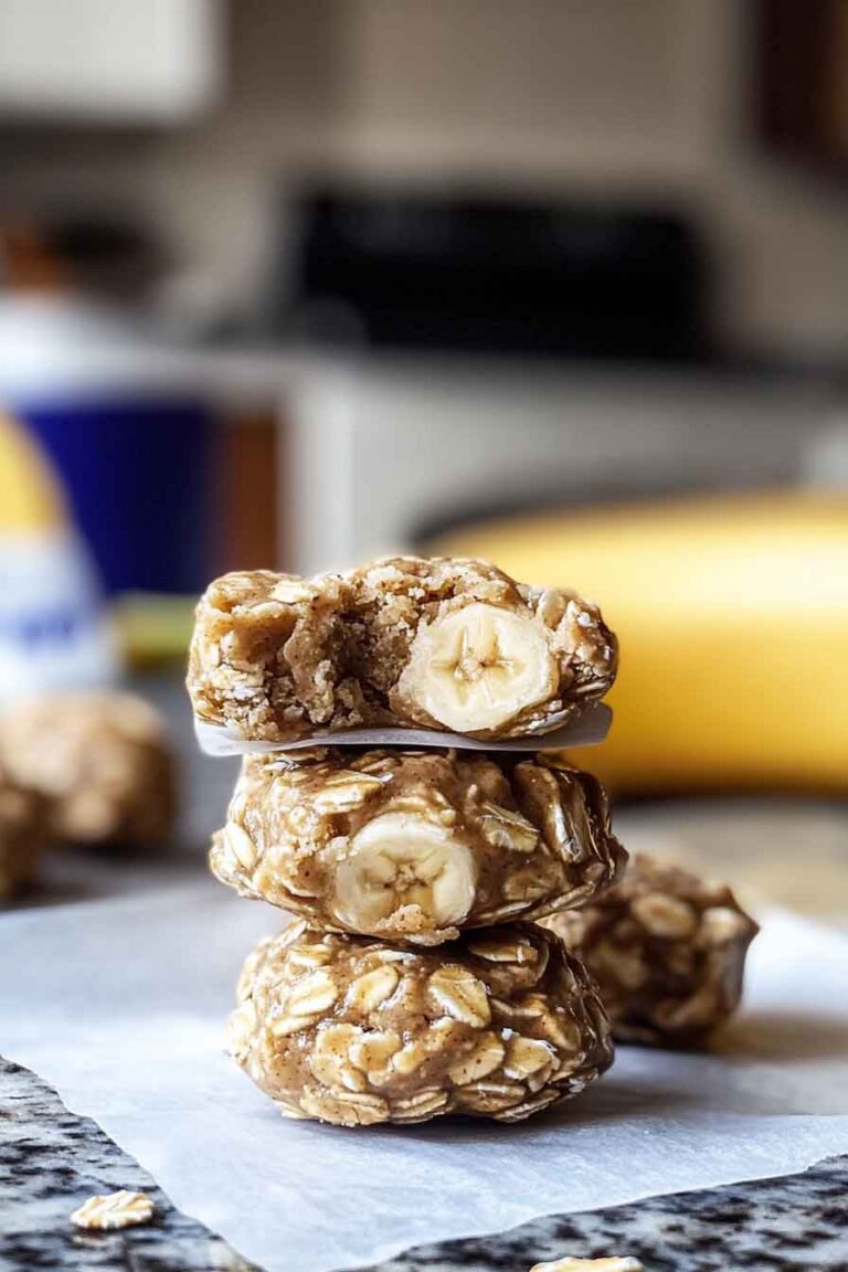 Peanut Butter And Banana Energy Bites