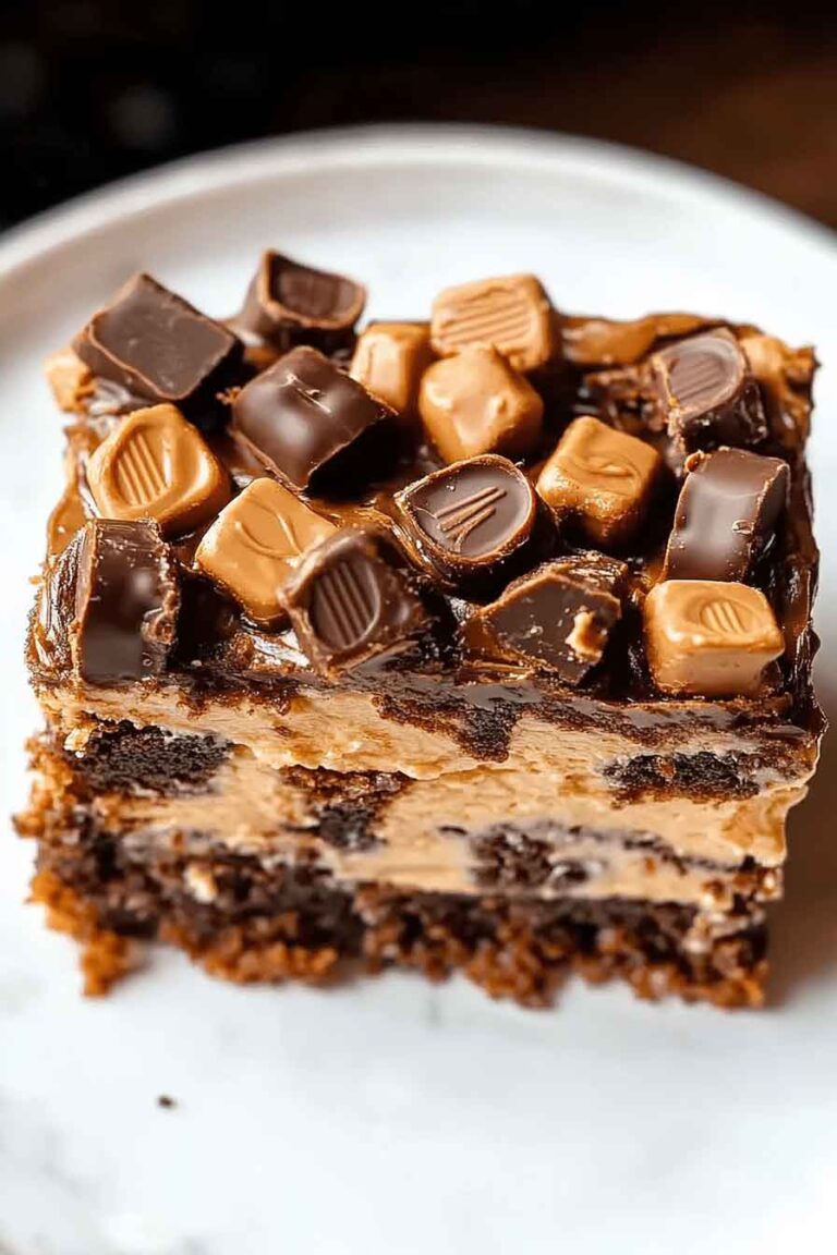 Peanut Butter Cup Dump Cake