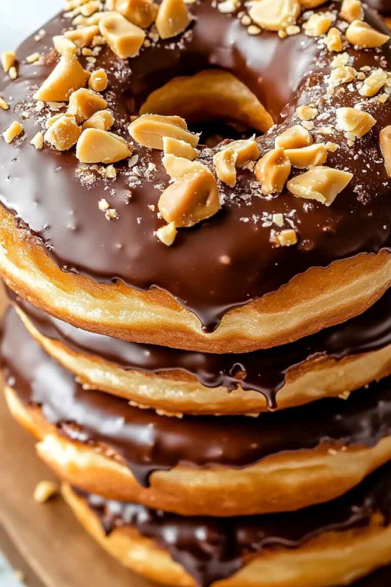 Peanut Butter Reeses Donut Sandwiches