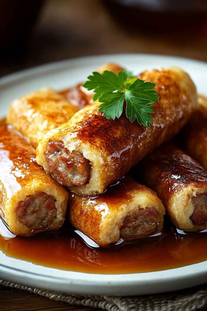 Storing Sausage French Toast Roll Ups